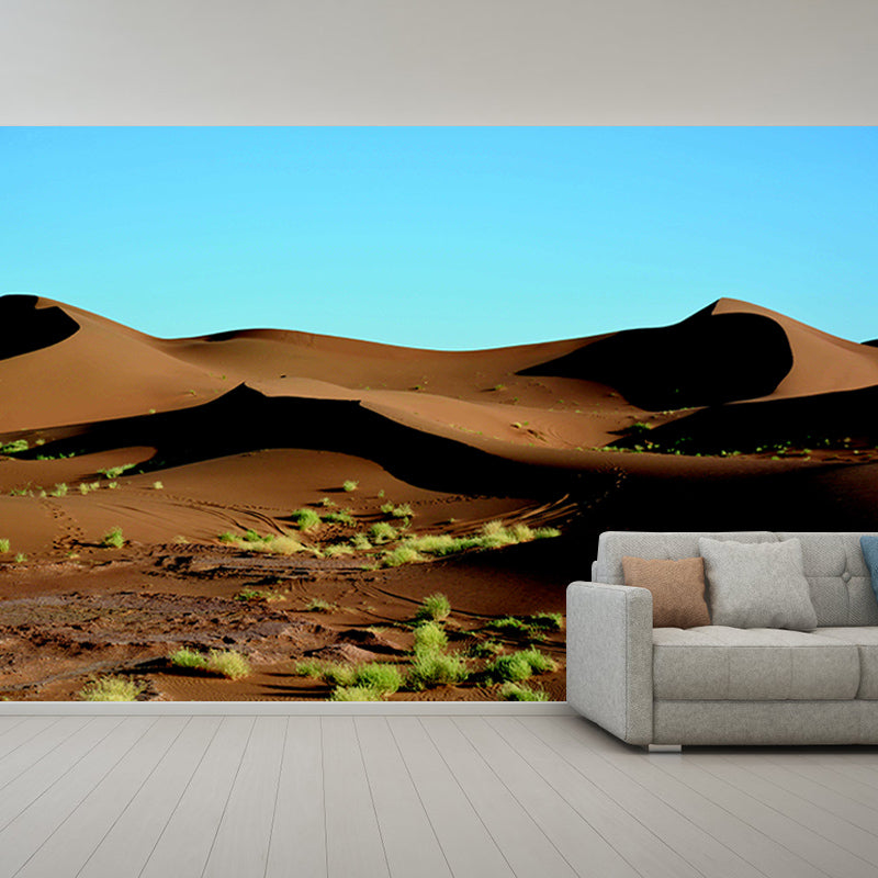 Desert Landscape Photo Wall Mural Stain Resistant Wall Art for Dining Room