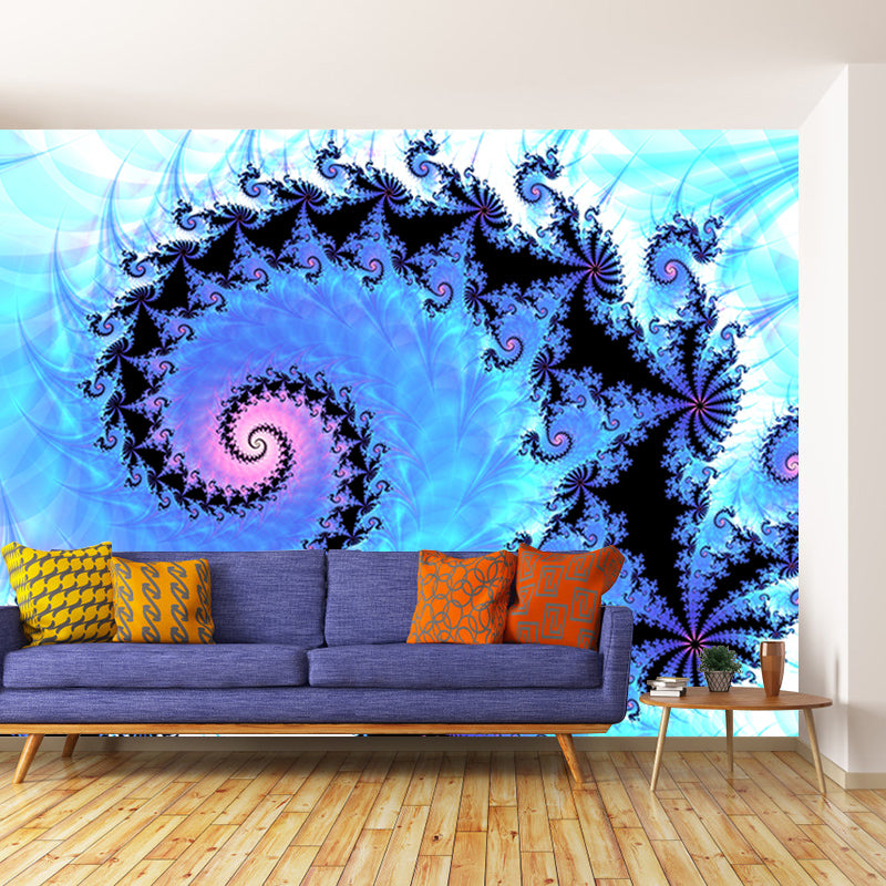 Abstract Minimalism Wall Murals Moisture Resistant Wall Covering for Living Room