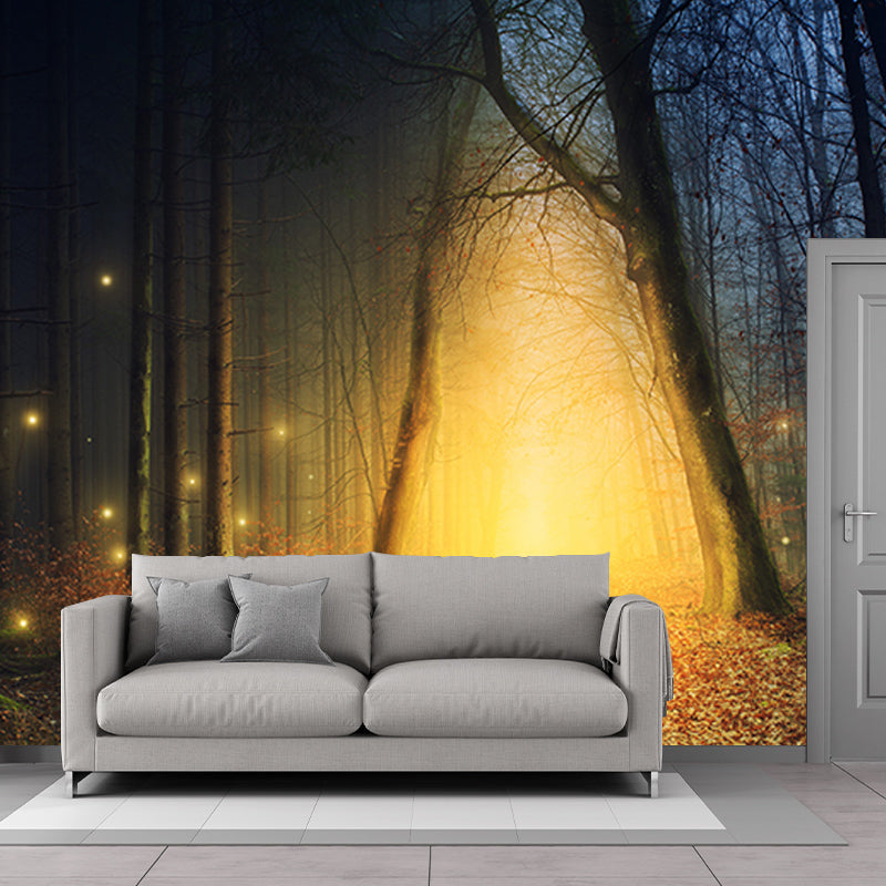 Forest Mural Wallpaper for Sitting Room Bedroom Decor, Moisture Resistant