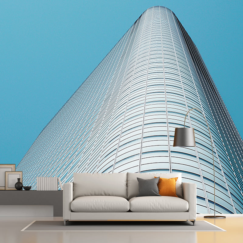 City Building Wall Murals Contemporary Photography Style Wall Art for Bedroom