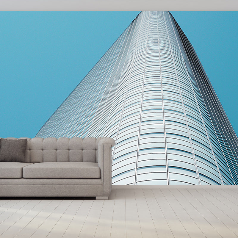 City Building Wall Murals Contemporary Photography Style Wall Art for Bedroom