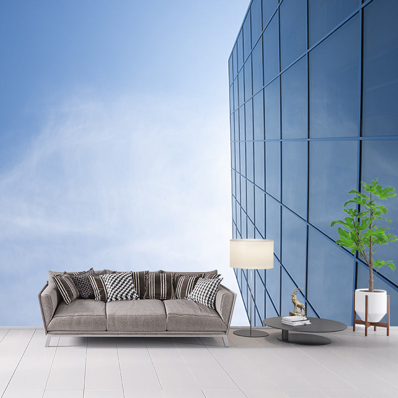 Modern City Building Wall Mural for Home Living Room Bedroom Wall Decals