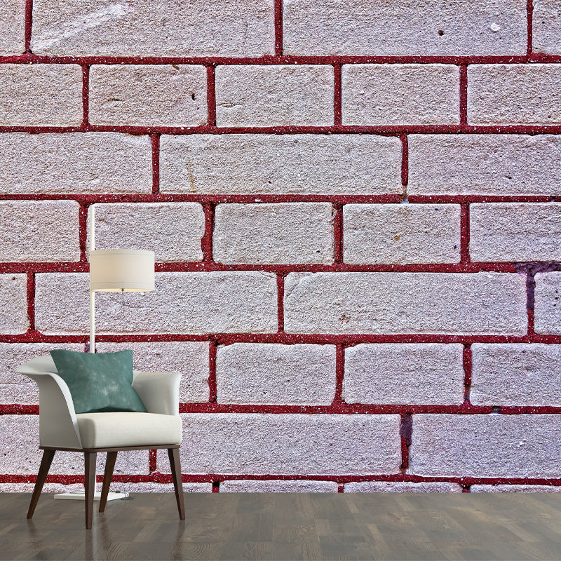 Photography Brick Wall Mural Environment Friendly Wallpaper for Home