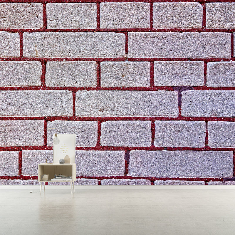 Photography Brick Wall Mural Environment Friendly Wallpaper for Home