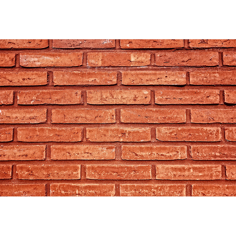 Horizontal Photography Brick Wall Mural Environment Friendly Wallpaper for Home Decor
