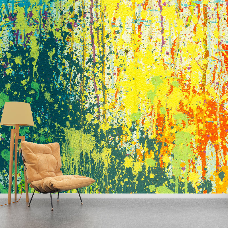 Illustration Abstract Pattern Mural Environment Friendly Wallpaper for Home Decor