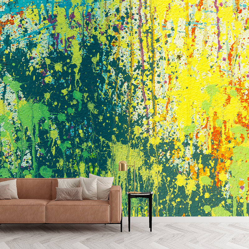 Illustration Abstract Pattern Mural Environment Friendly Wallpaper for Home Decor