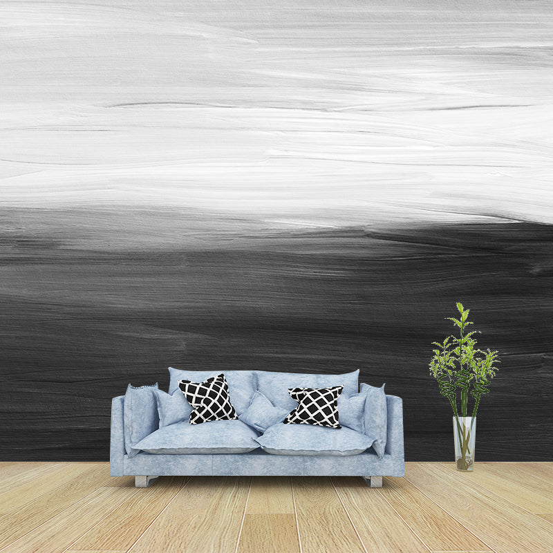 Horizontal Illustration Abstract Pattern Mural Environment Friendly Wallpaper for Room