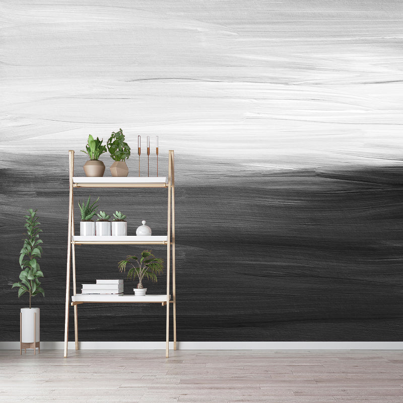 Horizontal Illustration Abstract Pattern Mural Environment Friendly Wallpaper for Room