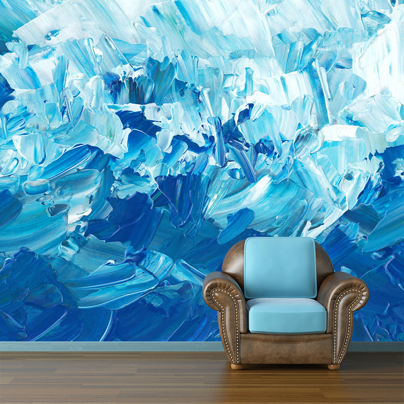 Horizontal Illustration Abstract Pattern Mural Environment Friendly Wallpaper for Room