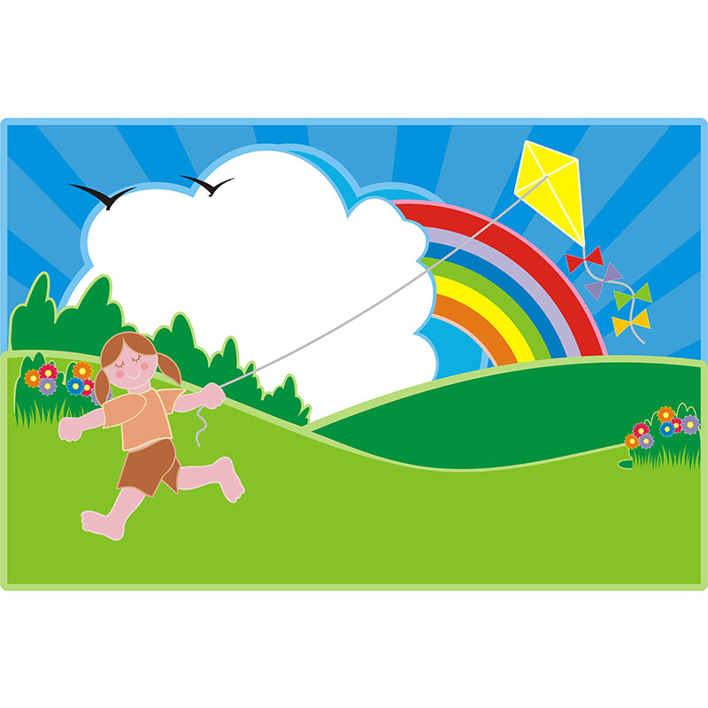 Children's Art Cartoon Mural Wallpaper Environment Friendly for Kid's Bedroom