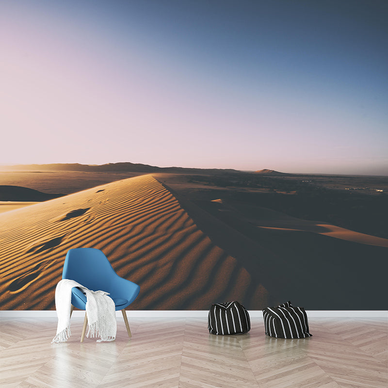 Horizontal Photography Desert Mural Mildew Resistant Wallpaper for Home Decor