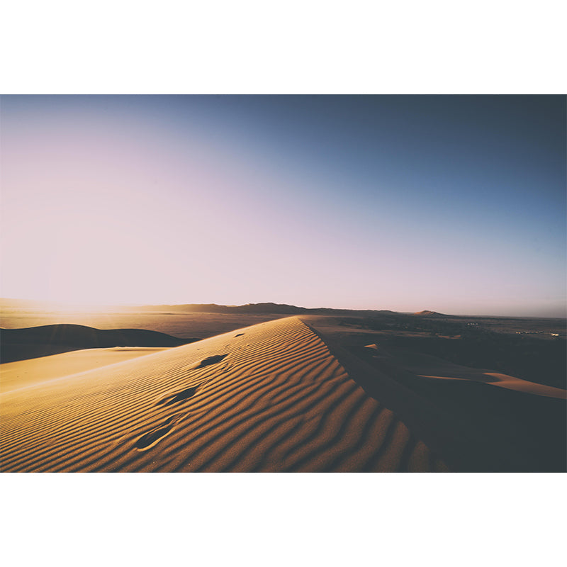 Horizontal Photography Desert Mural Mildew Resistant Wallpaper for Home Decor