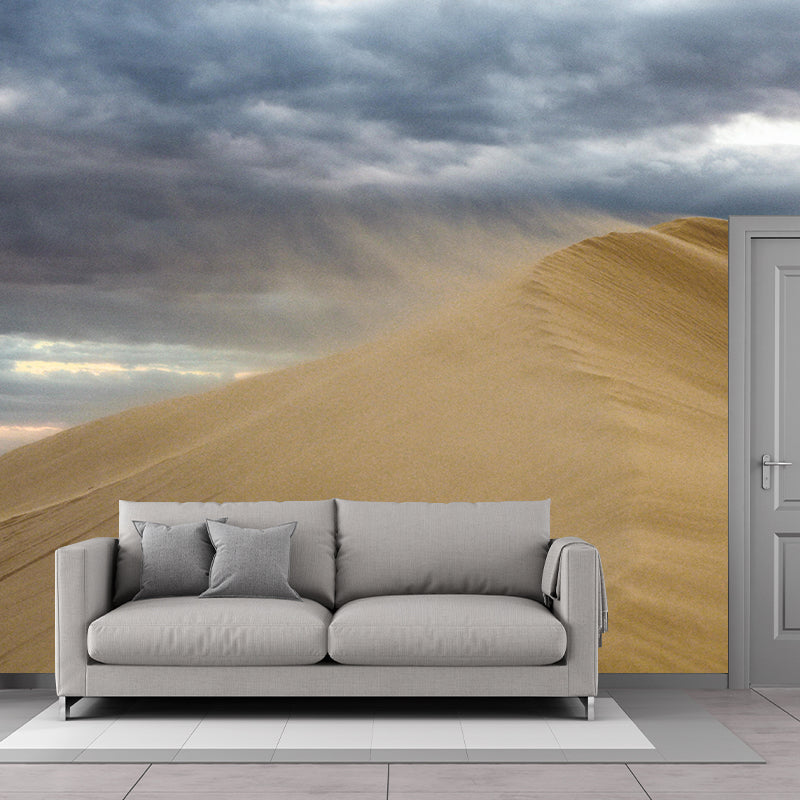 Horizontal Photography Desert Mural Environment Friendly Wallpaper for Decoration