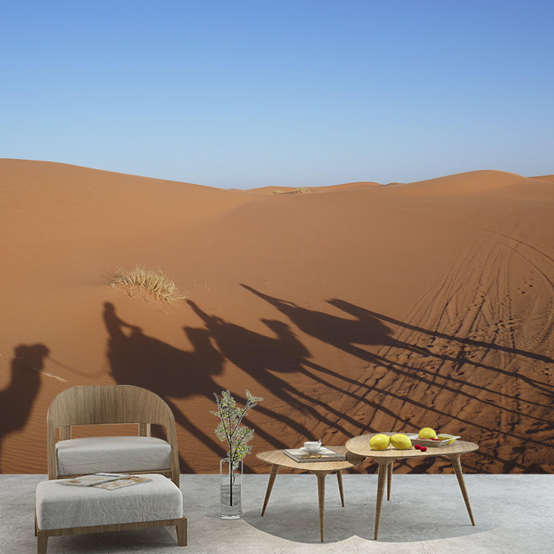 Horizontal Photography Desert Mural Environment Friendly Wallpaper for Room