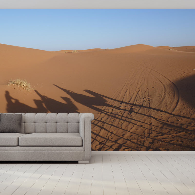 Horizontal Photography Desert Mural Environment Friendly Wallpaper for Room