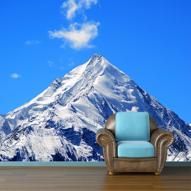 Contemporary Mountain Mural Environment Friendly Wallpaper for Home Decor