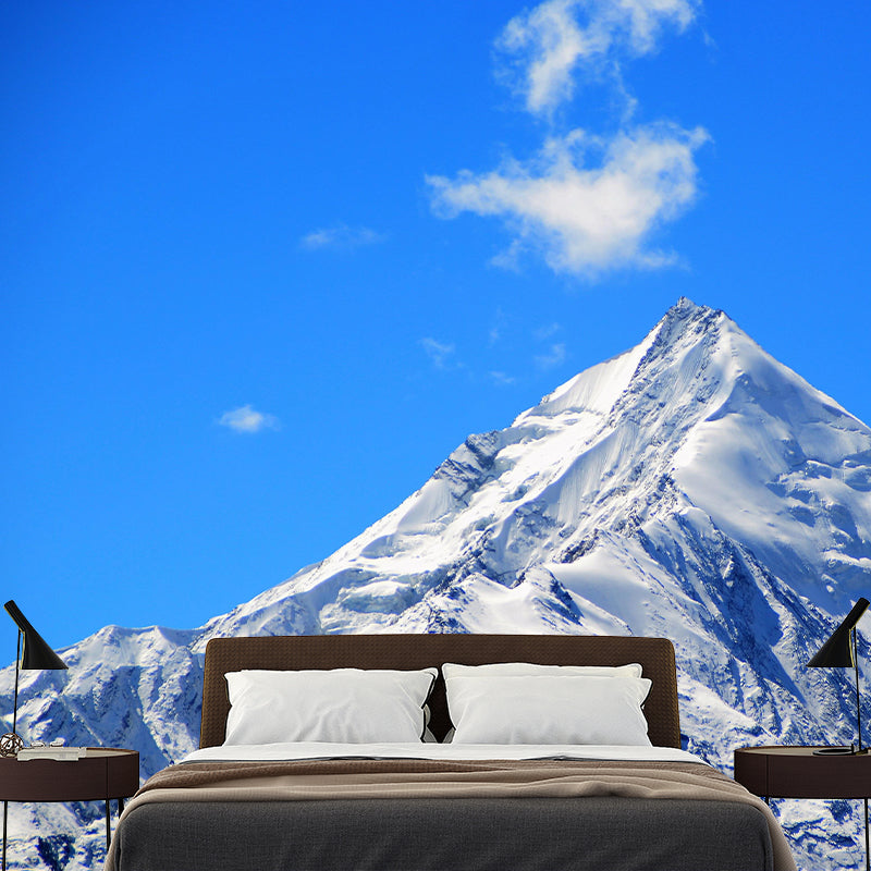 Contemporary Mountain Mural Environment Friendly Wallpaper for Home Decor