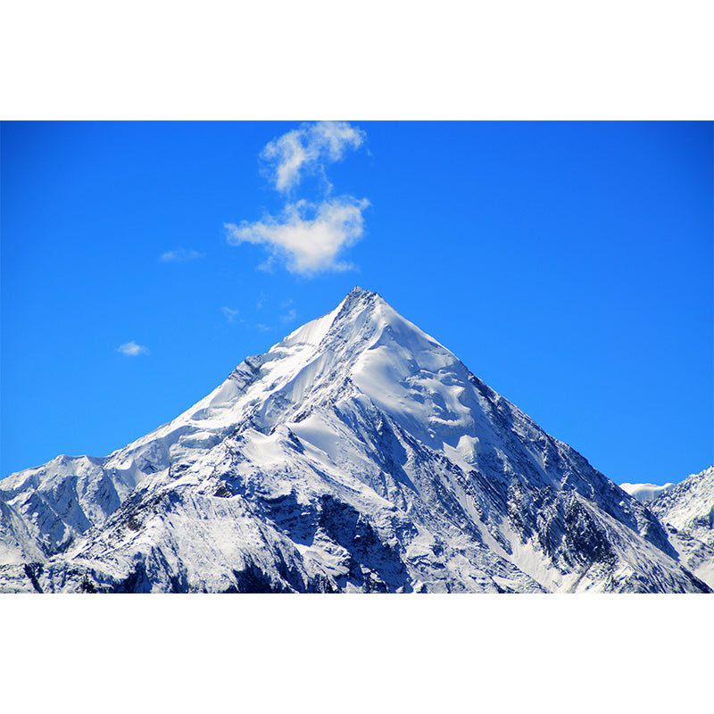 Contemporary Mountain Mural Environment Friendly Wallpaper for Home Decor