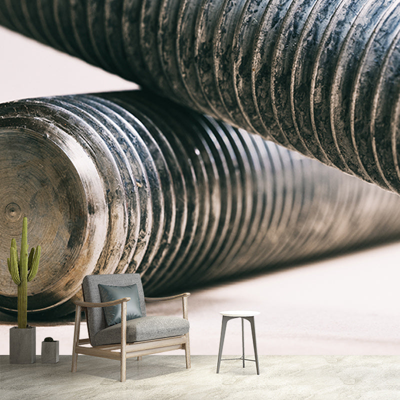 Mental Murals for Living Room Bedroom Industrial Style Customized Wall Art