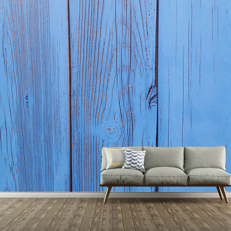 Wood Grain Stain-Resistant Wall Covering Personalized Minimalist Wall Mural for Bedroom