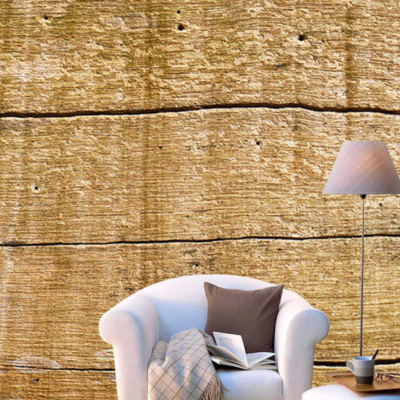 Wood Grain Photo Mural Whole Wall Covering for Kitchen, Personalized Size Available