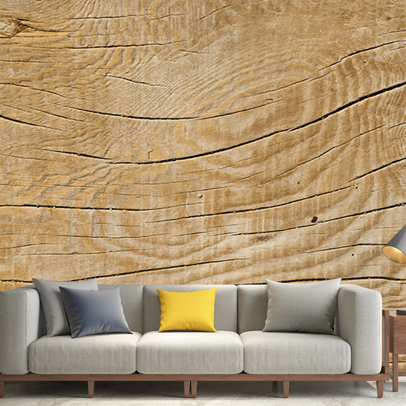 Wood Grain Photo Mural Whole Wall Covering for Kitchen, Personalized Size Available
