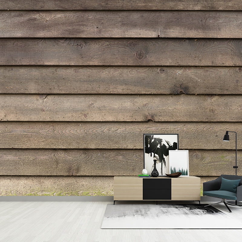 Wood Grain Mural Whole Wall Covering for Sitting Room, Personalized Size Available