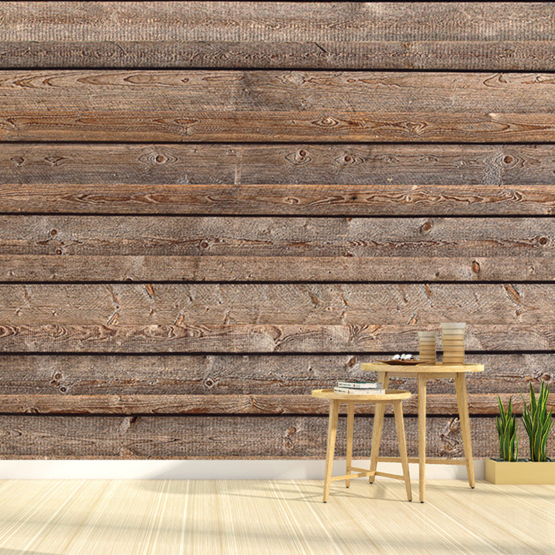 Wood Grain Mural Whole Wall Covering for Sitting Room, Personalized Size Available