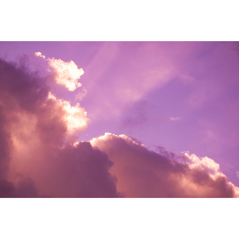 Clean Sky Mural Minimalist Wall Covering for Living Room, Size Optional