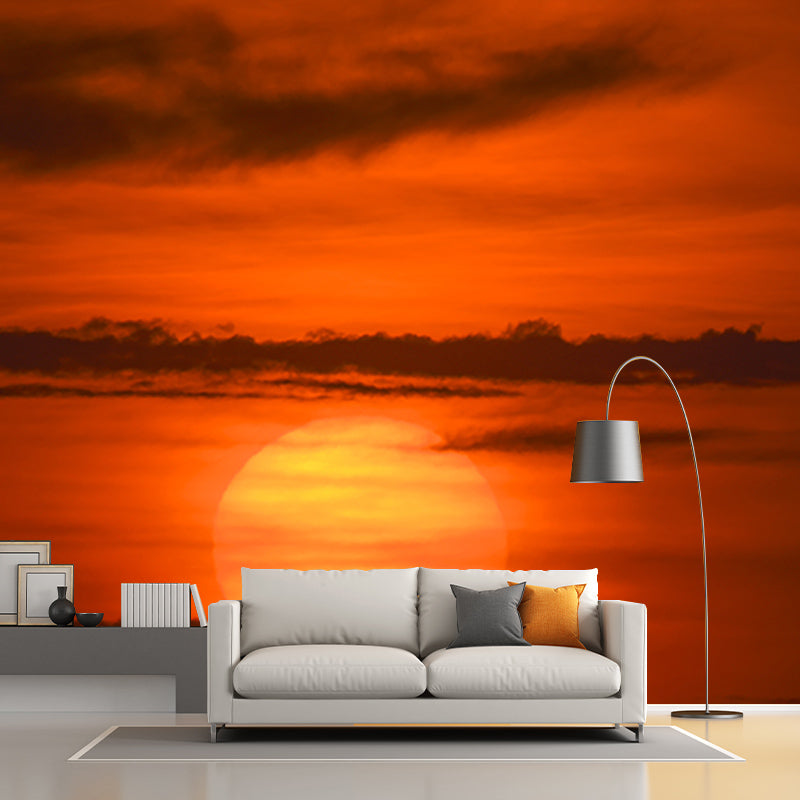 Clean Sky Mural Minimalist Wall Covering for Living Room, Size Optional
