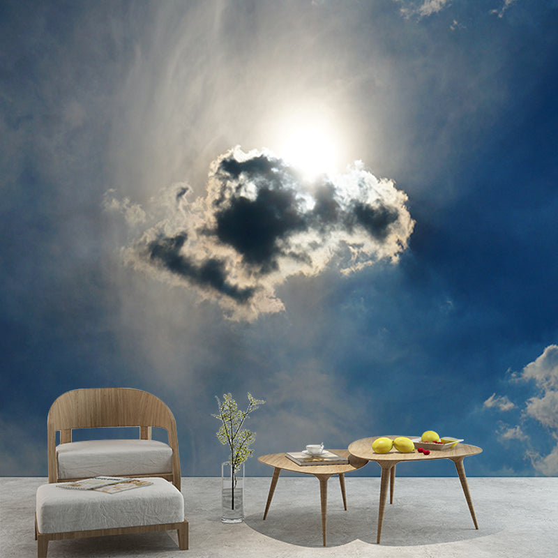 Cloud and Sky Mural Decal Modern Stain Proof Bedroom Wall Decor, Made to Measure