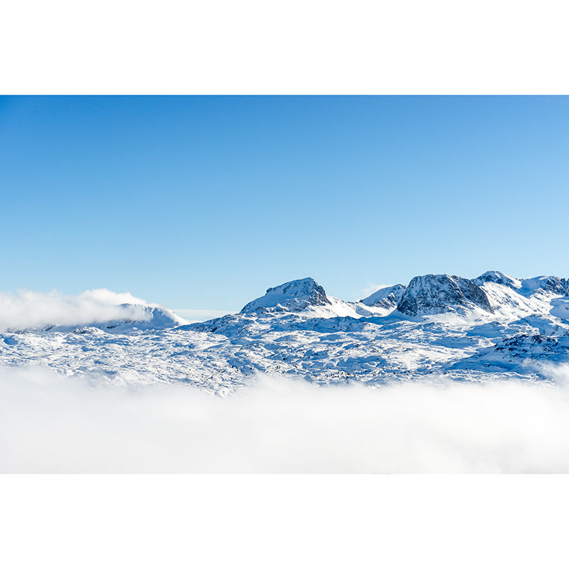 Home Decor Mountain Mural Decal Customized Contemporary Wall Covering for Kitchen