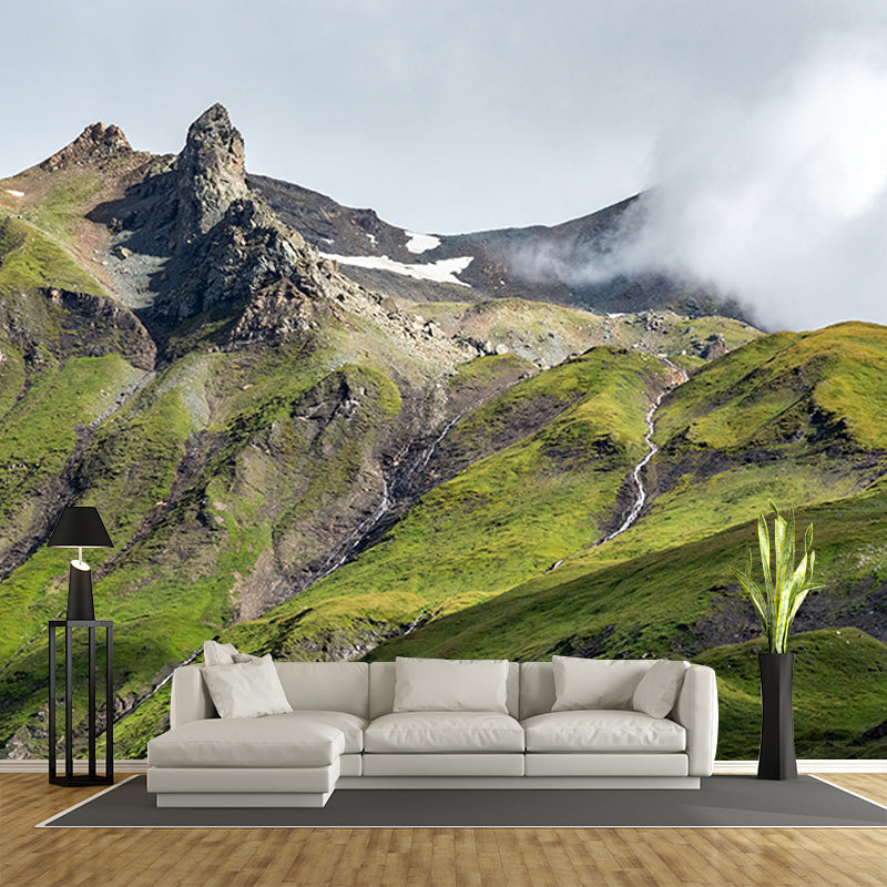 Home Decor Mountain Mural Decal Customized Contemporary Wall Covering for Kitchen