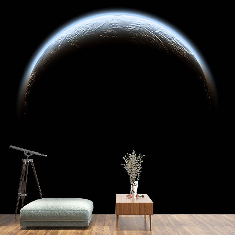 Outer Space Home Decor Mural Decal Customized Contemporary Wall Covering for Kitchen