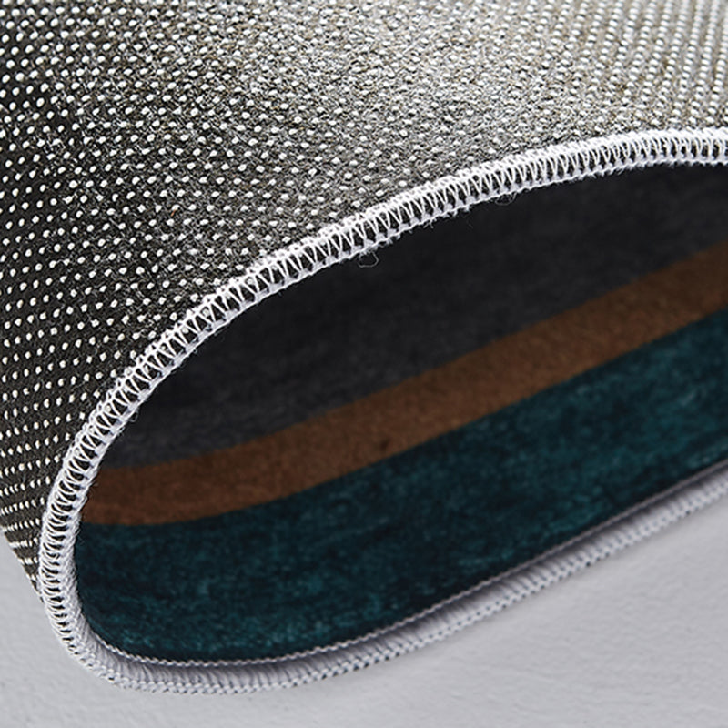 Gorgeous Carpet Trendy Gray Tone Polyester Area Rug Stain Resistant Carpet for Living Room