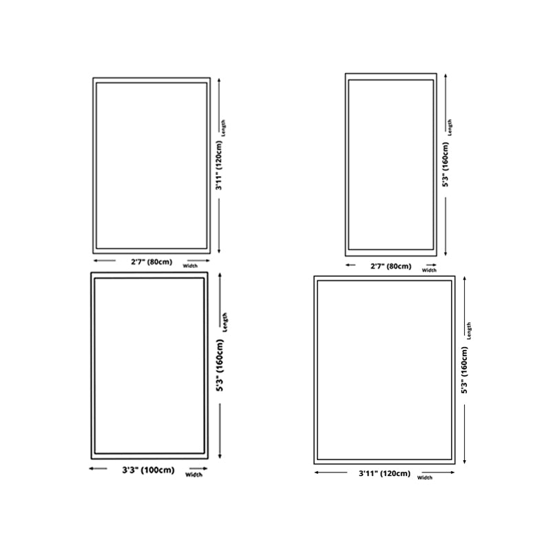 Gorgeous Carpet Trendy Gray Tone Polyester Area Rug Stain Resistant Carpet for Living Room