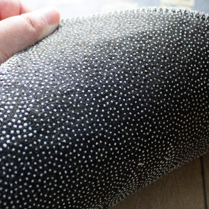 Grijze woonkamer tapijt geometrisch patroon polyester gebied vloerkleed niet-slip achterste tapijt