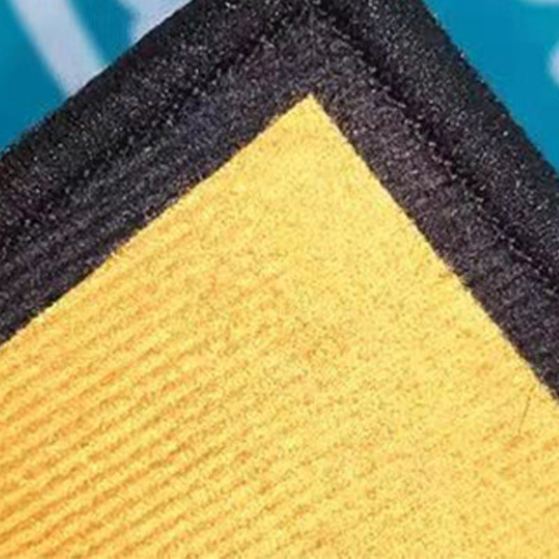 Simplicity Houndstooth Pattern Rug Polyester Carpet Stain Resistant Indoor Rug for Home Decoration