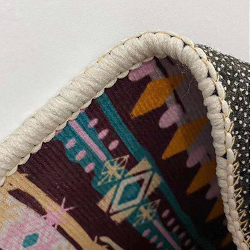 Rond dekpatroon Tapijt Polyester Moderne binnen Taprijken Vlekbestendig gebied Tapijt voor woonkamer