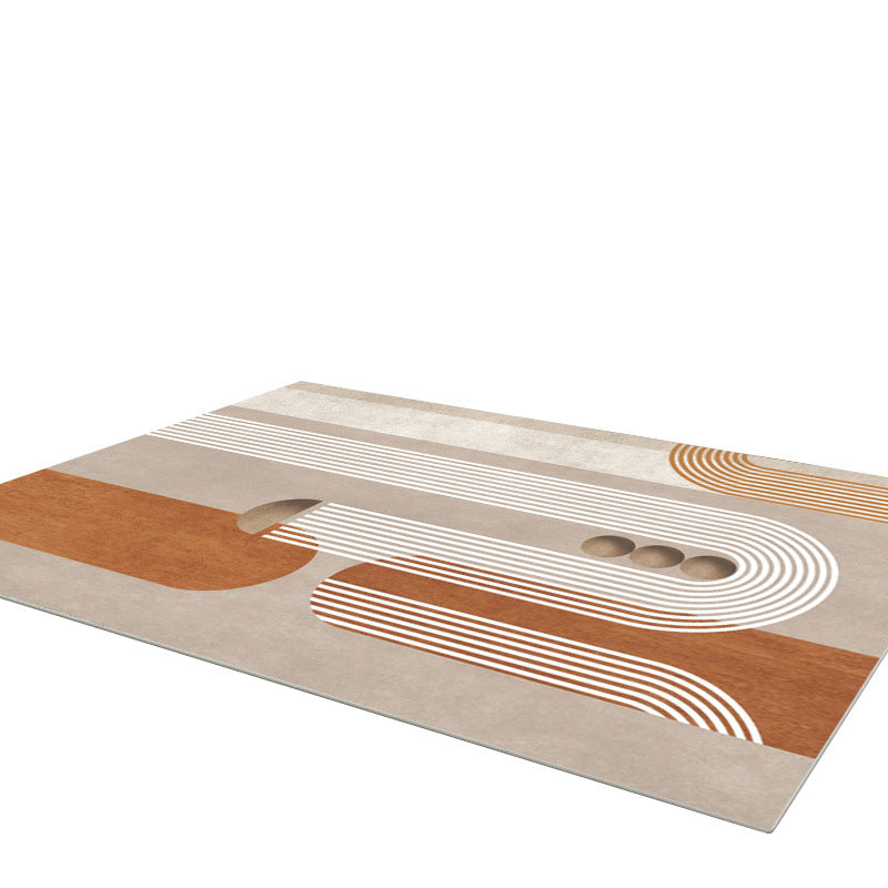 Modern Area Tapijt Leisure Binnen Truug Polyester Stain Resistant Area Teken voor woonkamer