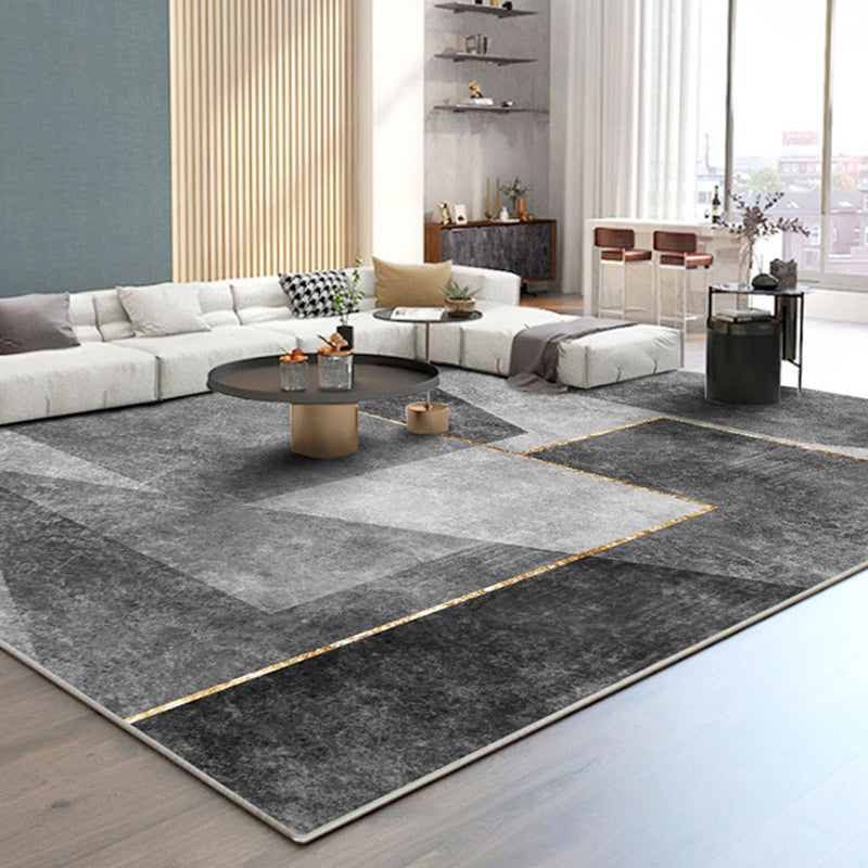 Modern tapijt trendy abstract patroon tapijt polyester vlekbestendig gebied tapijt voor woonkamer