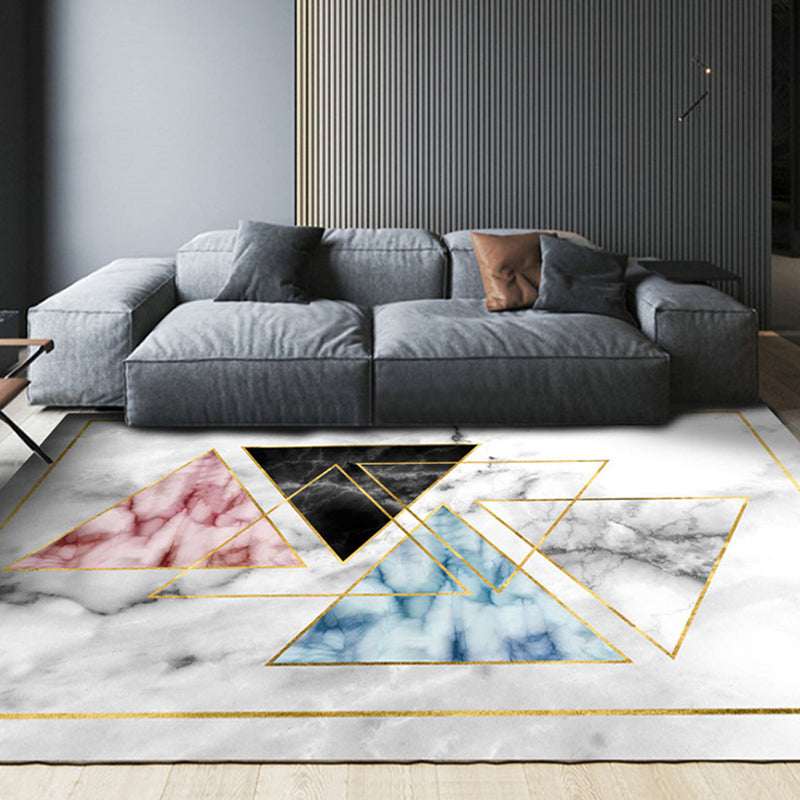 Modern tapijt trendy abstract patroon tapijt polyester vlekbestendig gebied tapijt voor woonkamer
