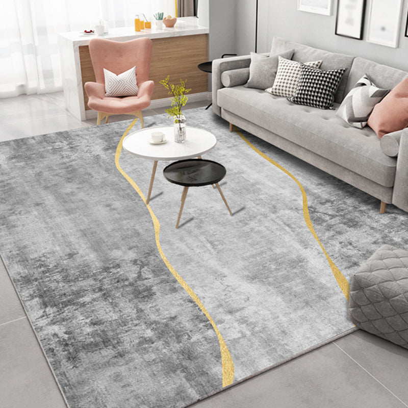Modern tapijt trendy abstract patroon tapijt polyester vlekbestendig gebied tapijt voor woonkamer