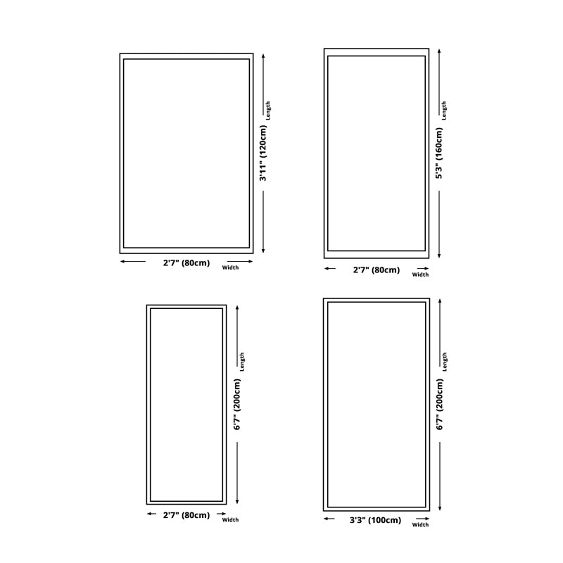 Eigentijdse Houndstooth print tapijt polyester polyester binnen tapijt niet-slip achterste tapijt voor de slaapkamer van volwassenen