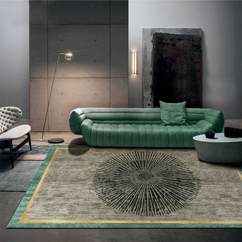 Modern tapijt Prachtig contrastpaneel indoor tapijten polyester vlekbestendig gebied tapijt voor woonkamer