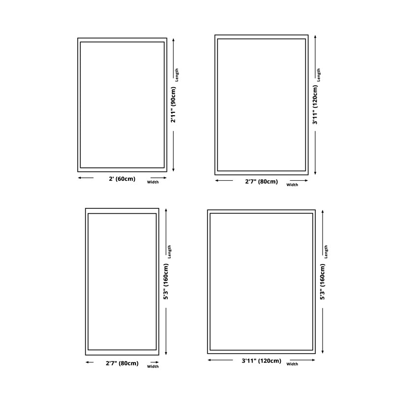 Green Animal Pattern Area Rug Modern Polyester Area Carpet Stain Resistant Rug for Home Decor