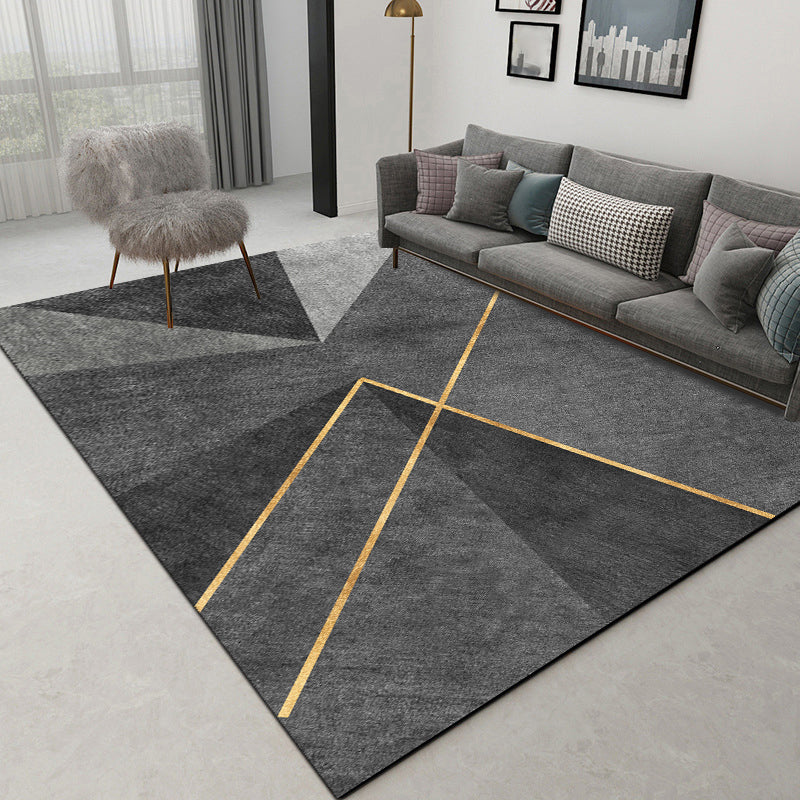 Minimalistisch gebied Rug vrijetijdscontrastpaneel Polyester Werkbestendig gebied Rug voor woonkamer
