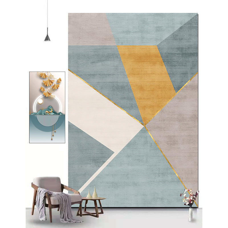Minimalistisch gebied Rug vrijetijdscontrastpaneel Polyester Werkbestendig gebied Rug voor woonkamer