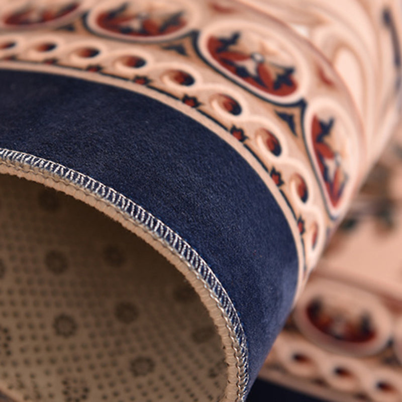 Fancy European Carpet Medallion Patroon Polyester Area Rug vlekbestendig Tapijt voor thuisdecoratie